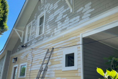 Before Finished Exterior Painting Alexandria, VA